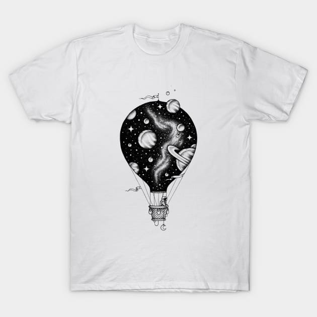 Interstellar Journey T-Shirt by enkeldika2